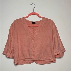 Urban Outfitters BDG Pink/Orange Flowy Crop Top